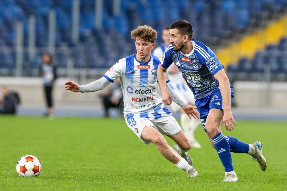Piłka Nożna: Betclic I liga. Ruch Chorzow - Stal Mielec. - Agencja Fotograficzna
